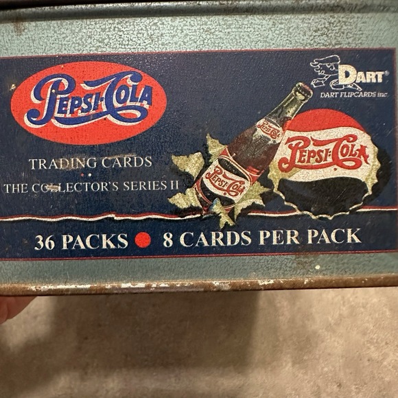 Vintage Pepsi Cola 288 Count Trading Cards The Collectors Series 11 With Tin Box - Picture 4 of 10